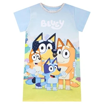 Immagine di BlueY Camicia da Notte Bambina Camicie a Maniche Corte per Bambini Multicolore 3 4 Anni