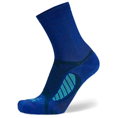 Immagine di Balega Unisex Ultralight Crew Calzini da corsa, Cobalt, Large, EU Dimensione 43 45.5