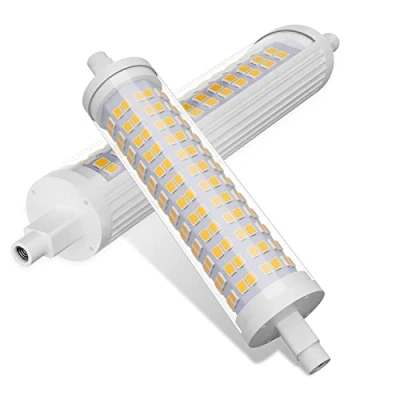 Immagine di R7S LED 118mm, 16W COB Lampadina Bianco caldo 3000K 1600LM, equivalente for 150W J118 lampade alogene, AC 220 240V Non dimmerabile senza sfarfallio,2 Unità