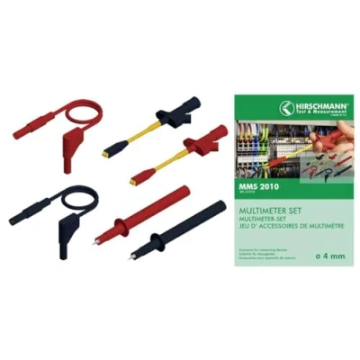 Immagine di SKS Hirschmann MMS 2010 KIT puntali di sicurezza Spina a banana 4 mm 1.00 m Nero, Rosso 1 pz.