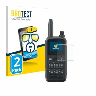 Immagine di brotect Pellicola Protettiva per Kenwood TH D75E D Star Protezione Schermo (2 Pezzi) [Trasparente, Anti Impronte]