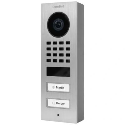 Immagine di DoorBird D1102V Aufputz Video citofono IP WLAN, LAN Unità esterna Acciaio inox V2A (spazzolato)