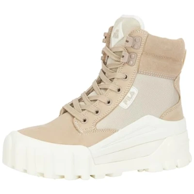 Immagine di Fila Grungelution Stivaletti con plateau, Donna, Taglia: 41, Feather gray/marshmallow Pelle e tessuto