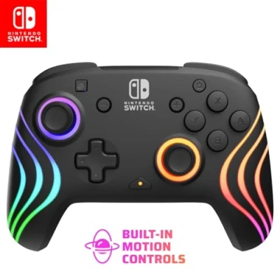 Immagine di PDP Nintendo Switch Afterglow Wave Wireless Black