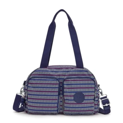 Immagine di Kipling Cool Defea, Borse a Tracolla Donna, Stampa Geometrica Blu, One Size