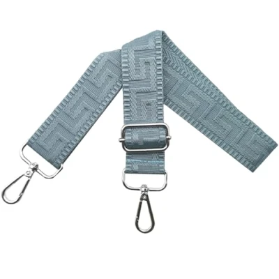 Immagine di Tracolla Regolabile per Borsa Donna Colorate Cinghia a Spalla di Ricambio Larga 3.8cm con Argento Moschettoni, Borsette, Crossbody, Blu puro