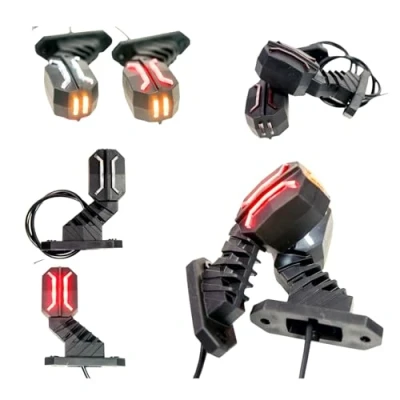Immagine di Web Truck 2 x LED gomma marcatore luce laterale moderna 12V 24V con E mark Posizione auto camion caravan KFZ lampada bianco rosso arancio