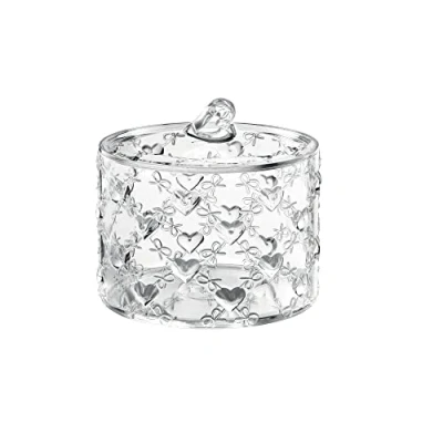 Immagine di Guzzini Contenitore Grande con Coperchio Love, Trasparente, Ø15.7 x h14 cm