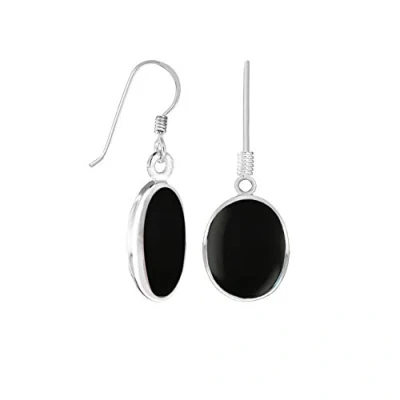 Immagine di Tuscany Silver Orecchini Pendenti da Donna in Argento Sterling 925, con Onice