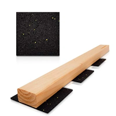 Immagine di My Plast 100 tappetini in gomma resistenti all&#039;acqua per terrazze, e alle intemperie, 90 x 3 mm