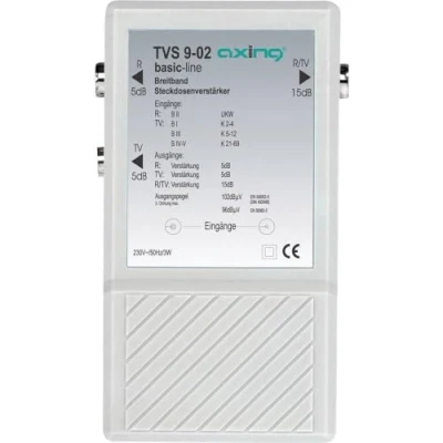 Immagine di Axing TVS 9 Amplificatore multibanda TV, Onde ultracorte 10 dB