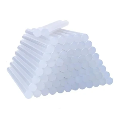 Immagine di 60 pezzi Colla a Caldo 7 x 100 mm, Stick Trasparente per Pistola Caldo, Kit Bastoncini di Asciugatura Rapida Fai da Te, Riparazione e Fissaggio