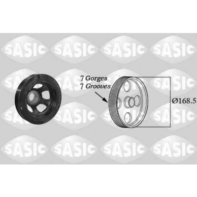 Immagine di SASIC 2156073 Puleggia Albero Motore MERCEDES BENZ: Classe E Sedan, CLK Cabrio, C T modell