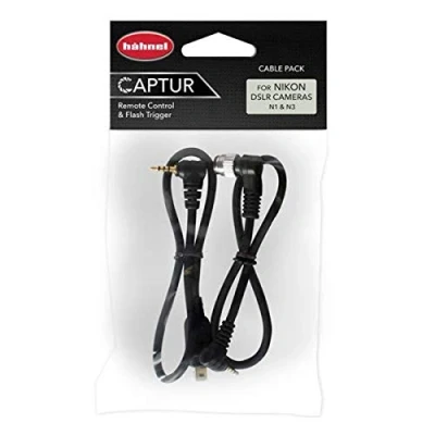 Immagine di Hähnel Captur Set di 2 cavi per telecomando Nikon, Timer e Pro Modul/Cavo ricambio (N1 + N3)