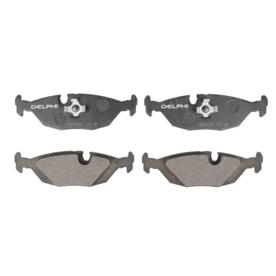 Immagine di DELPHI LP576 Kit pastiglie freno Predisposto per contatto segnalazione usura senza lamierino anticigolío accessori SAAB: 9000 Hatchback