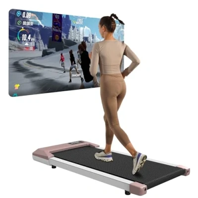 Immagine di Copant tapis roulant, roulant con LCD Scarn, pedana da 2,5 HP APP e controllo remoto, carico massimo 159 kg, corsi di allenamento corse, 1 8km/h per casa o ufficio
