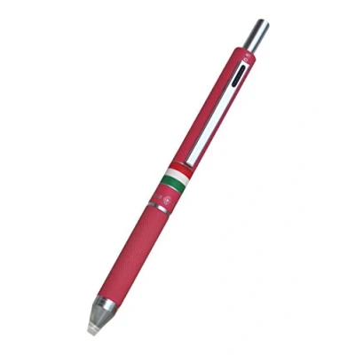 Immagine di OSAMA, Quadra Penna a Sfera con Portamine, Punta 0,8 mm + Mina 0,5 mm, Ideale per Cartoleria e Cancelleria Scuola, Ufficio Università Multicolore Inchiostro Nero, Blu Rosso Fucsia