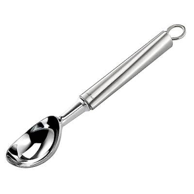 Immagine di Lagostina Cucinieri, Cucchiaio Gelato con Gancio e Manico Ergonomico, Acciaio Inossidabile, 23 cm