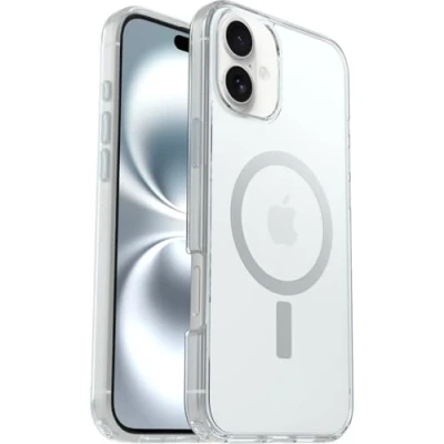 Immagine di OtterBox Symmetry+ PC Back Cover Trasparente Magnetico Apple iPhone 16 Plus