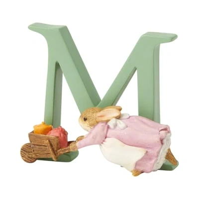Immagine di Enesco A5005 Beatrix Potter Cecily Parsley con la lettera M, Statuetta