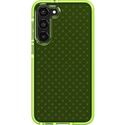 Immagine di tech21 Evo Check Custodia per Samsung Galaxy S23 Plus, colore: Lime