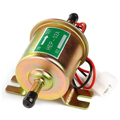 Immagine di CarBole Pompa del Carburante Elettrico Universale 12V 1.2A Gas Diesel Inline 4 7 P.S.I. Bassa Pressione Benzina Rame Modello HEP 02A
