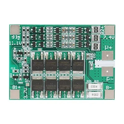 Immagine di Scheda di protezione batteria al litio, litio 3S 12V 40A PCB con bilanciamento ricarica