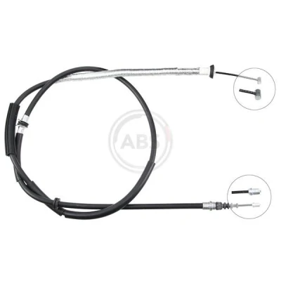 Immagine di A.B.S. K17187 Cavo Freno 1902 a disco per guida Sx/Dx LANCIA: DELTA 3