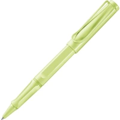 Immagine di Lamy safari springgreen roller con impugnatura ergonomica e larghezza di tratto M per una scrittura piacevole lunga durata in plastica robusta ASA ricambio 63 nero incluso