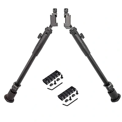 Immagine di 9 12 pollici tattico di caccia Bipiede Altezza regolabile per Breakbarrels/Underlever con Slitte Picatinny