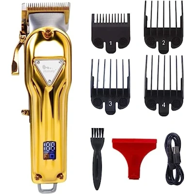 Immagine di himaly Tagliacapelli per Uomo Professionale con Display LCD, Regolabarba 4 in 1 e Set Regolacapelli, USB Ricaricabile Funzionamento a Batteria