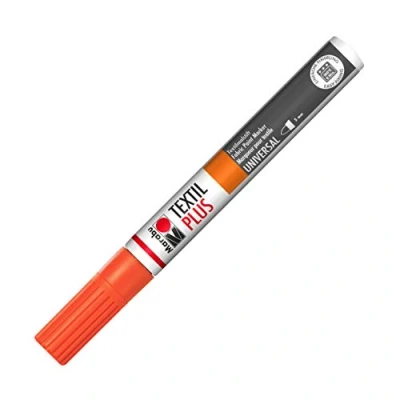 Immagine di Marabu Plus Pennarello Per Tessuto, Colore: Arancione