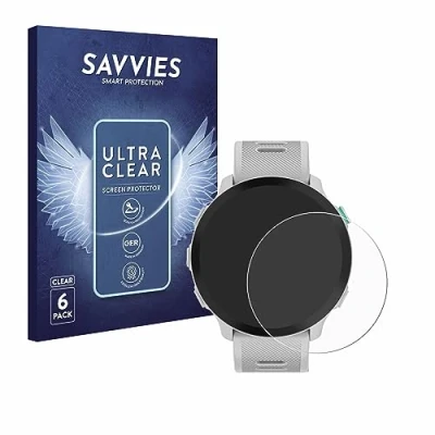 Immagine di savvies (6 Pezzi Pellicola Protettiva per Garmin Forerunner 55 Protezione Schermo Trasparente