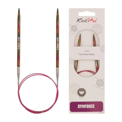 Immagine di KnitPro Lanterna Luna Set di 50 cm x 5 mm Symfonie Fisso Circolare Ferri da Maglia Multicolore