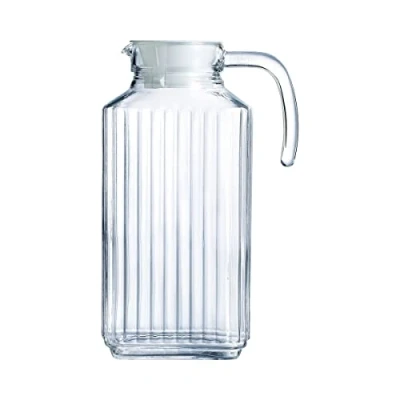 Immagine di Arcoroc Quadro Caraffa con coperchio in plastica Bianco 1,7l 1