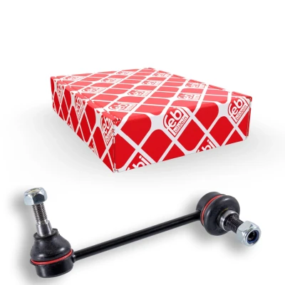 Immagine di febi BILSTEIN 08828 Bielletta barra stabilizzatrice Assale anteriore Sx 152 M12 x 1,5 Plus con dado autobloccante Acciaio