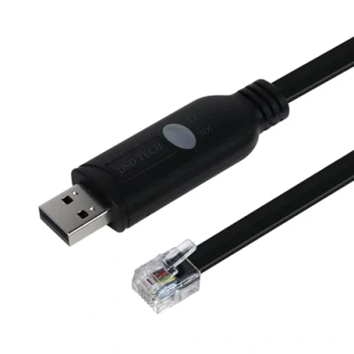 Immagine di DSD TECH Cavo convertitore seriale SH RJ12S da USB a RJ12 RS485 6P6C con chip FTDI FT232RNL