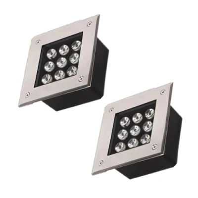 Immagine di Faretti LED Esterno Faretto Da Incasso Quadrato, AC85 265V Luce Pavimento, Luci A Walk in Impermeabili IP67, Giardino Per Esterni ( Color : Warm White , Size 12W )