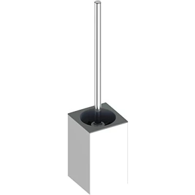 Immagine di KEUCO scopino WC in metallo cromato lucido, con supporto, montaggio a parete, per bagno e degli ospiti, Edizione 90