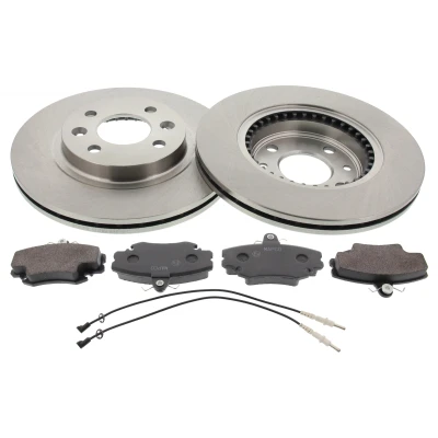 Immagine di MAPCO 47159 Kit dischi e pastiglie freno Assale anteriore ventilato Con contatto segnalazione usura RENAULT: CLIO 2, MEGANE 1, TWINGO 2