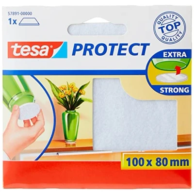 Immagine di Tesa Feltro Bianco (L x L) 100 mm 80 1 pz.