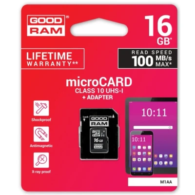 Immagine di GOODRAM 16GB MICRO CARD CL 10 UHS I