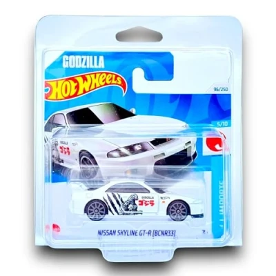 Immagine di Hot Wheels Nissan Skyline GT R [BCNR33] HW J Imports 5/10 HTC44 Short Card Godzilla Mattel 2024 1:64