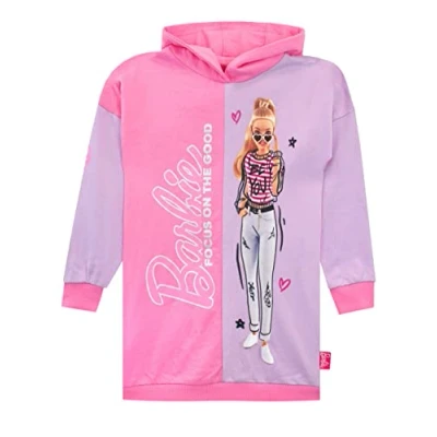 Immagine di Barbie Vestito con Cappuccio per Ragazze Multicolore 7 8 Anni