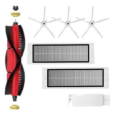 Immagine di Ricambi per Aspirapolvere Xiaomi, Kit di accessori Xiaomi Roborock S5 Max S6 Pure MaxV S50 S51 S55 S60 S65 Spazzola Principale, Filtri HEPA, Laterale