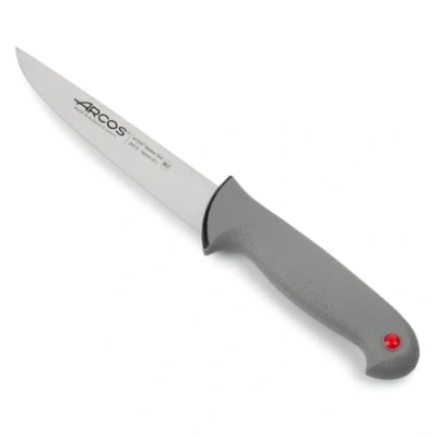 Immagine di Arcos Serie Colour Proof Coltello Scannare Macellaio Lama Acciaio Inossidabile Nitrum 160 mm Manico Polipropilene Coperto da Elastomer Colore Nero