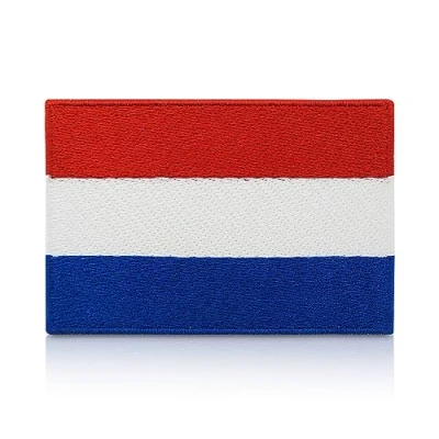 Immagine di Finally Home Toppa termoadesiva con bandiera olandese, 7,5 x 5 cm, olandese