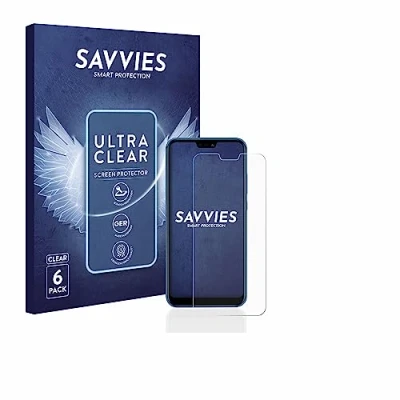 Immagine di savvies (6 Pezzi Pellicola Protettiva per Huawei P20 lite 2018 Protezione Schermo Trasparente