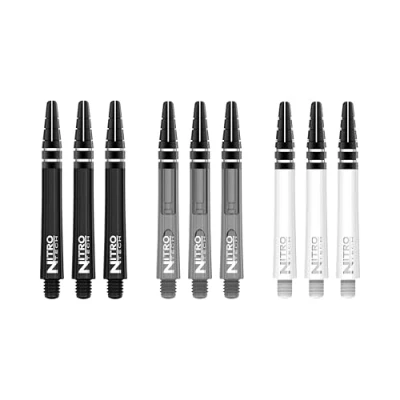 Immagine di RED DRAGON Nitrotech Alberi Freccette Aste Medi Multipack 1 3 Set per Confezione (9 in Totale)