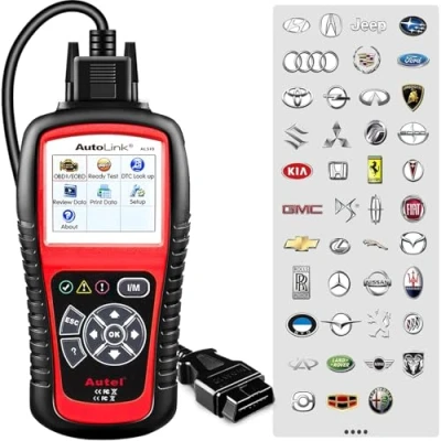 Immagine di Autel AL519 AutoLink Strumento Diagnostico Auto OBD2 Scanner Motore Lettore di Codice Errore, con Modello Avanzato 6, Versione Avanzata AL319
